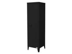 Archivador con 1 puerta ML-DESIGN 38x38x137,5 cm acero negro