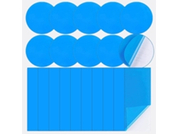 Kit de reparación inflable versátil, diseño transparente para reparaciones discretas, pegamento de vinilo duradero para reparaciones subacuáticas, adhesivos no tóxicos EI