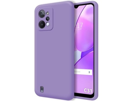 Carcasa para Realme C31 TUMUNDOSMARTPHONE Silicona Líquida Morado