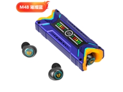 Auriculares Bluetooth inalámbricos verdaderos SIURN M48 Mecha Gaming Tws Reducción de ruido Bluetooth In-Ear Baja latencia Azul