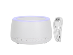 Máquina de ruido blanco portátil con USB y temporizador para un sueño profundo y para bebés.