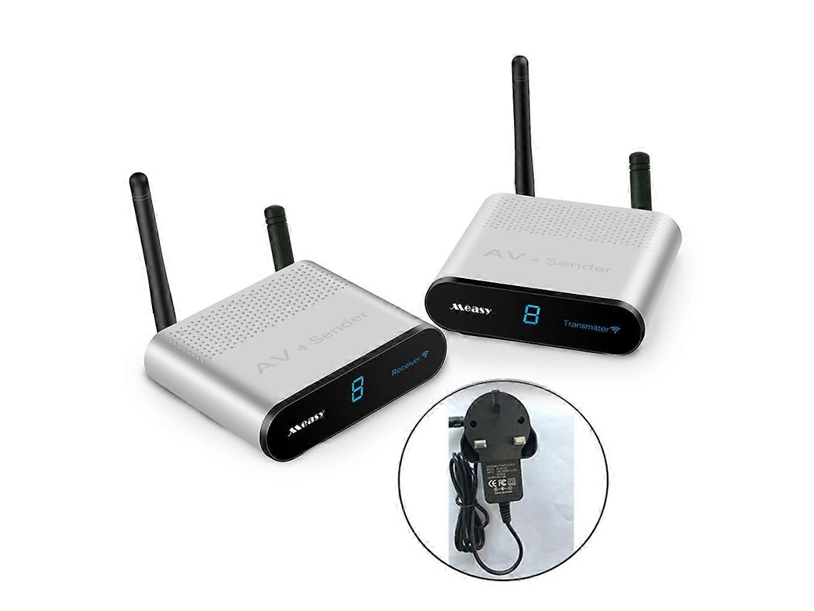 Transmisor y receptor de audio y video inalámbrico Rosewell AV230 de 2,4 GHz (apto para pisos individuales o dobles)