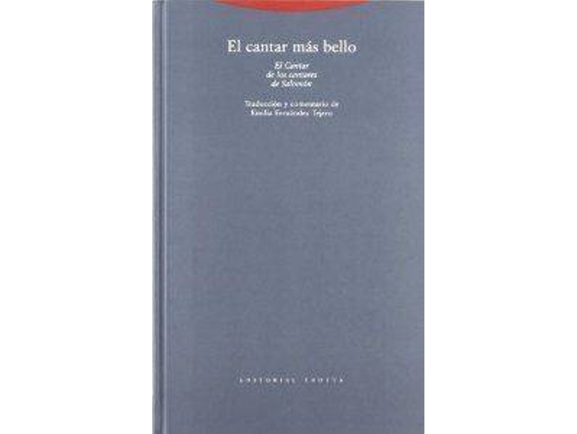 Libro Cantar Mas Bello de Emilia Fernandez Tejero (Español)