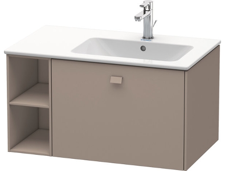 Neceser de pared DURAVIT Brioso 82,0 x 47,9 cm 1 extraíble estantería lateral lavabo a la derecha para lavabo ME by Starck 234683