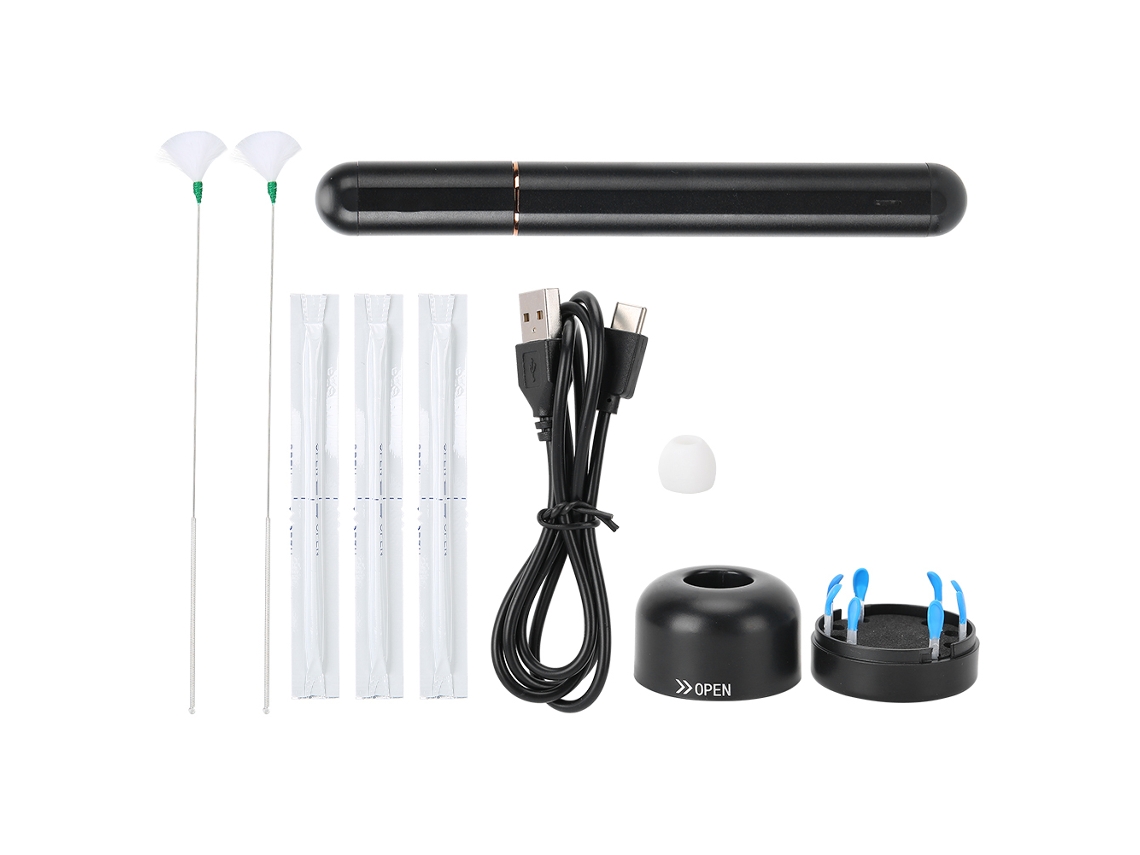 Otoscópio Inteligente Sem Fio T1-1 - Ferramenta De Limpeza Ouvido Com Câmera Hd E Bateria De Longa Duração