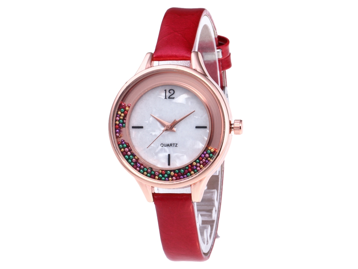 Reloj De Pulsera Zhoulianfa Para Mujer Con Correa Delgada De Pu, Esfera Redonda Y Movimiento De Cuarzo.