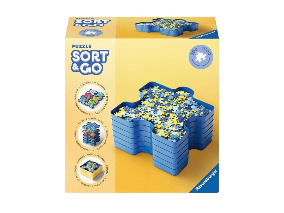 Bandeja de clasificación Ravensburger 961105 P25 Puzzle Sort Go