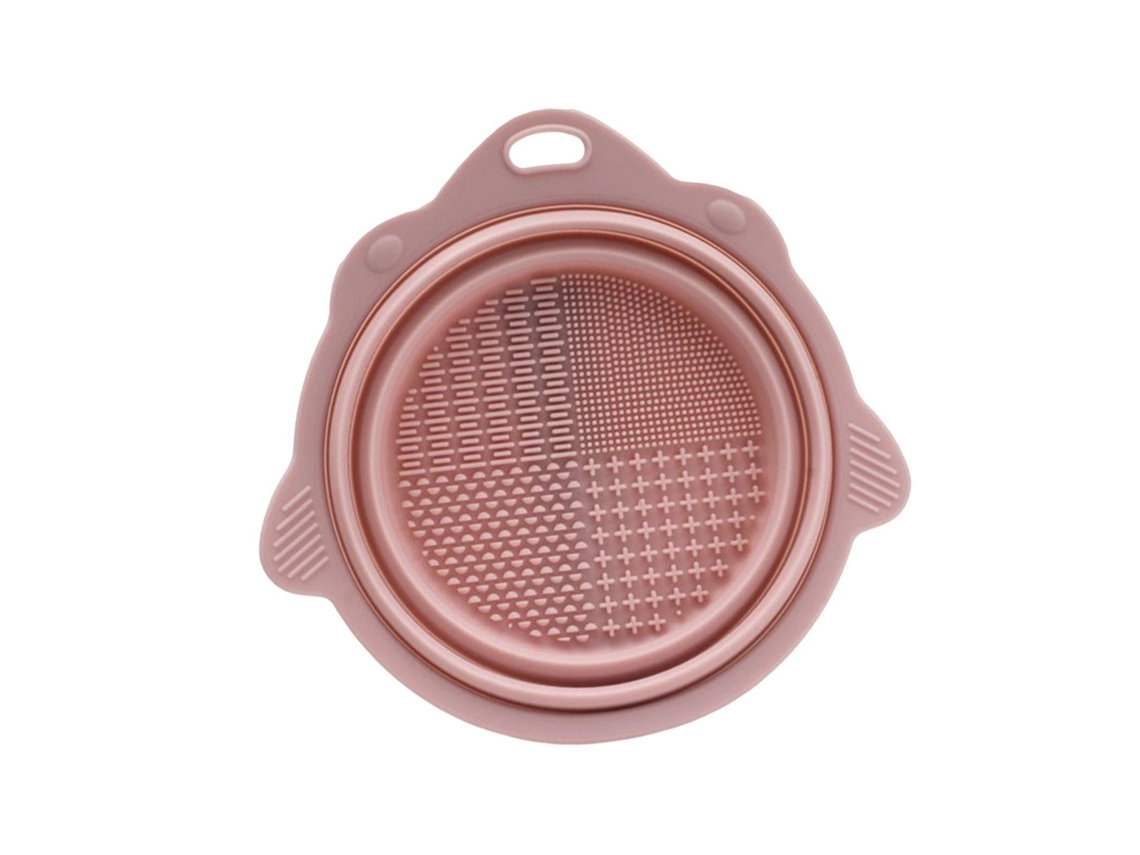 Tapetes de silicona para limpieza de brochas de maquillaje, compactos, color rosa Rosewell