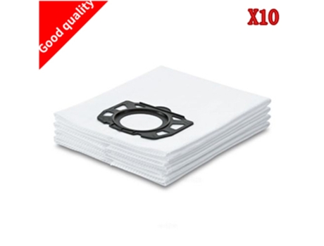 10 piezas de repuesto de bolsas de filtro para Karcher Mv4 Mv5 Mv6 Wd4 Wd5 Wd6 para Karcher Wd4000 a Wd5999