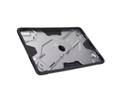 Funda ultrafina multifuncional a prueba de golpes con correa ajustable para Huawei Matepad 11 (plata, dorado claro)