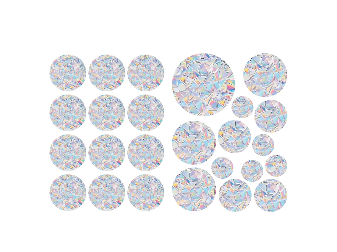 Pegatinas para ventanas con atrapasol, pegatinas prismáticas para ventanas para sala de estar y decoración de vidrio