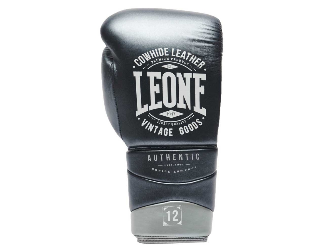 Luvas de Boxe de Couro Authentic 2 Cinzento 10 Ozleone1947