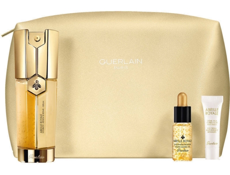 Crema de Ojos GUERLAIN Abeille Royale Age-Defying Programme (Set Of Serum, Oil, Eye Cream & Bag)S+1Bag (3pcs+1bag)