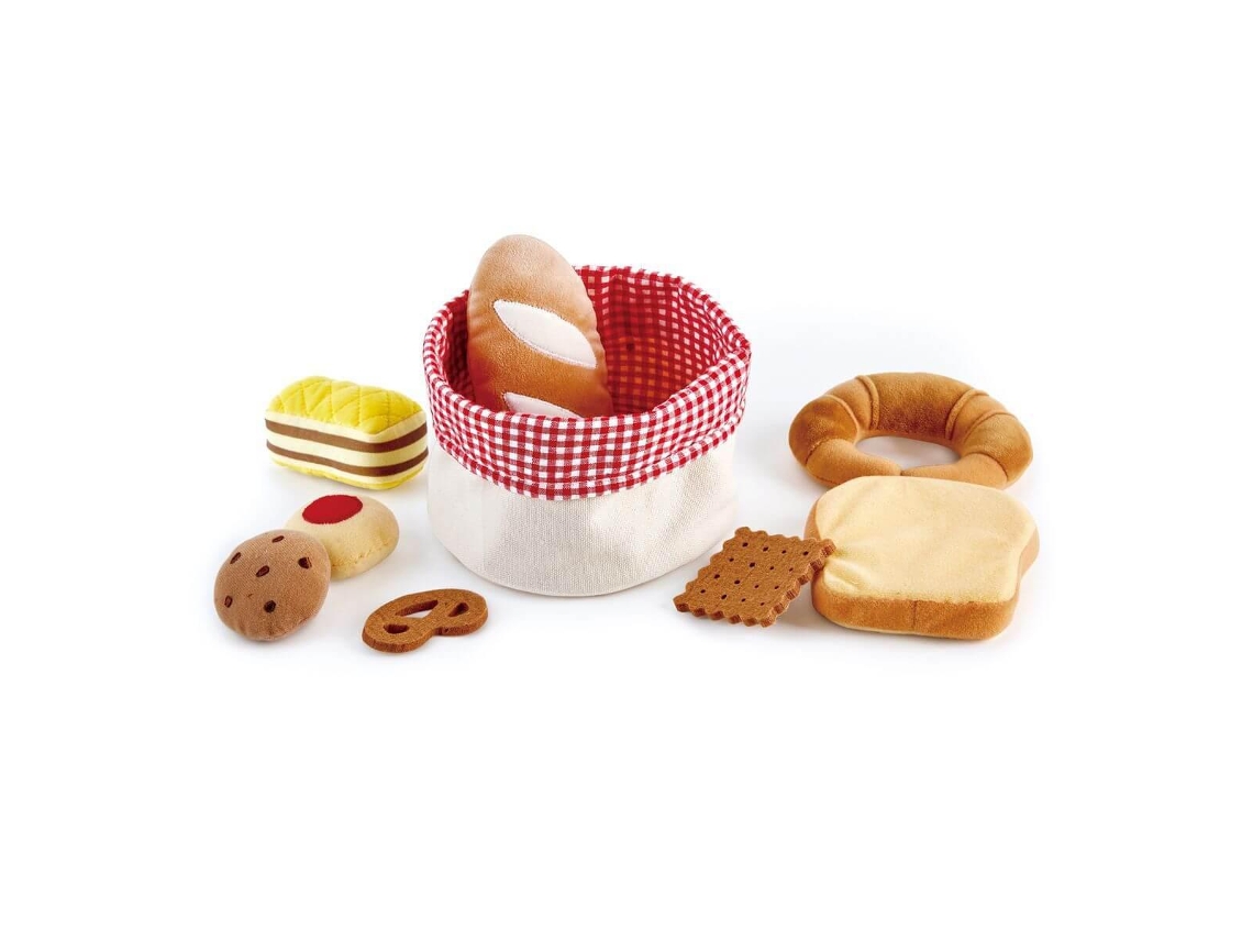 Juguete HAPE Pan-Repostería Fieltro-8U Cesta Pan (18 meses)