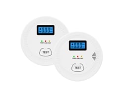 Detector Inteligente De Humo Y Monóxido De Carbono Con Alarmas Sonoras, Visuales Y De Batería Baja.