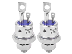2 Unidades De Rectificador De Silicio Controlado Por Tiristor 50ria120 De 50 A Y 1200 V Para Control De Motores Y Aplicaciones De Potencia.