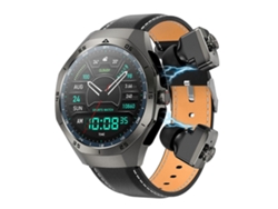 Reloj inteligente con auriculares Bluetooth F38 de dos orejas, IP67, compatible con monitorización de frecuencia cardíaca, Hengrongshen