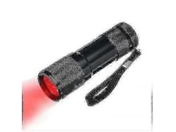 Linterna de terapia de luz roja de 670 nm con 9 LED para la visión - Dispositivo anti-deterioro