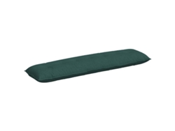 Cojín De Espalda Verde Oscuro 200 X 19 X 50 Cm Tela