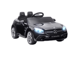Carrinho Elétrico Infantil Mercedes Slc 300 12v Controle Remoto Led Preto