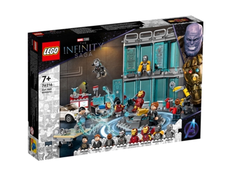 LEGO Marvel Deposito De Armas De Iron Man 76216 (Edad Mínima: 7 Años - 496 Piezas)