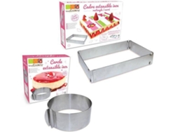 Marcos Extensibles SCRAPCOOKING Círculo y Rectángulo (Acero - 2 Un)
