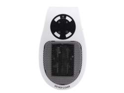2 Mini Calentadores De Aire De 500 W Con Termostato Cerámico Ptc Y Doble Protección, Enchufe Europeo De 220 V, Color Blanco.