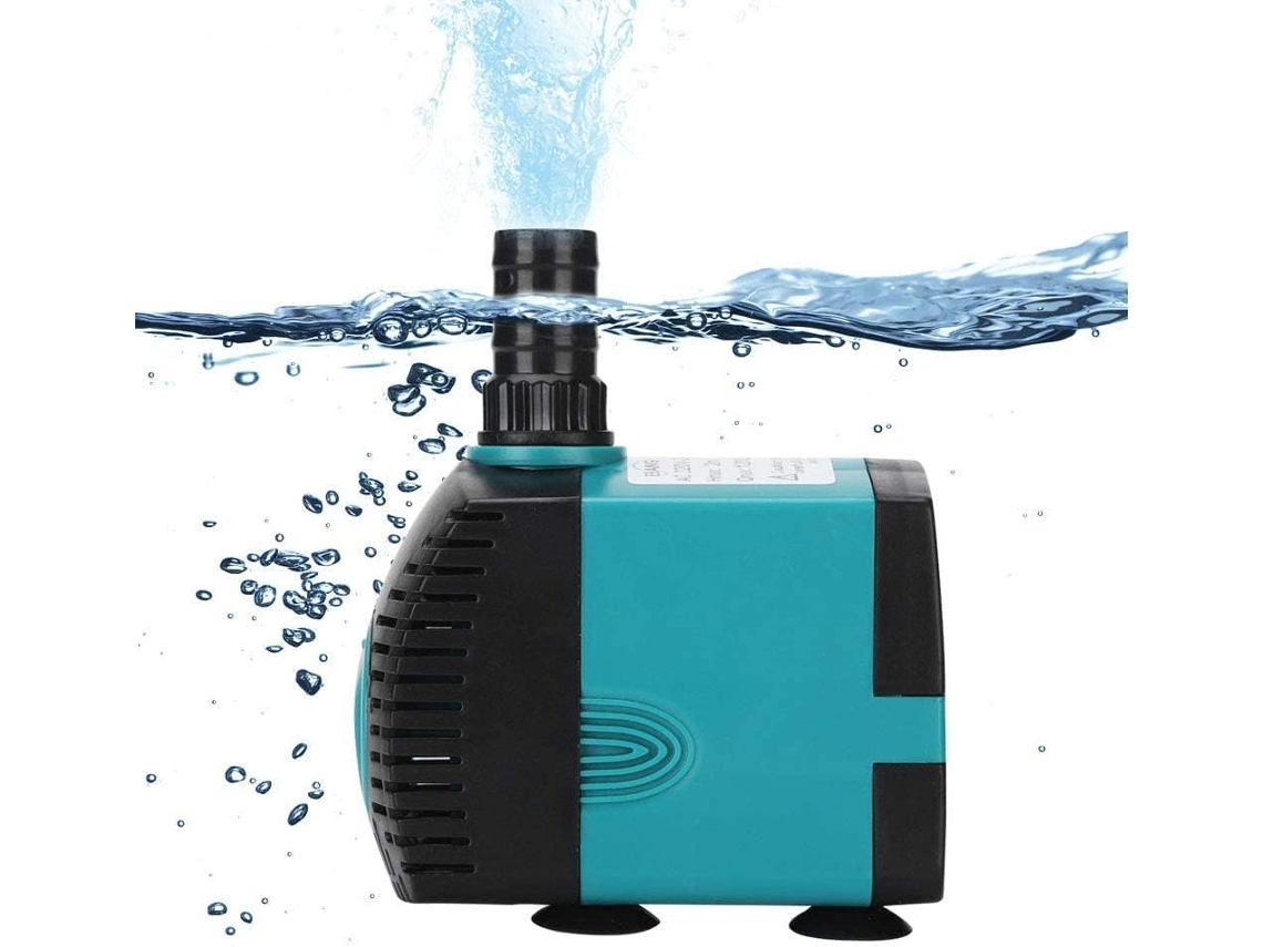Fuente Sumergible Con Bomba De Agua (450 L/h, 6 W) Con 2 Boquillas Y Elevación De 80 Cm,chrui