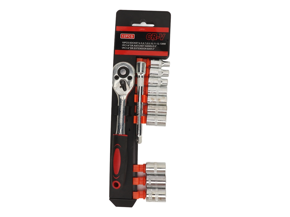 Juego De Llaves Rat Wrench Con Vasos De 1/4 De Pulgada, Herramienta Rápida Para Reparación De Automóviles, Crv Industrial Hardware