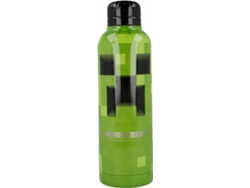 Termo MINECRAFT (Verde - Acero Inoxidable)