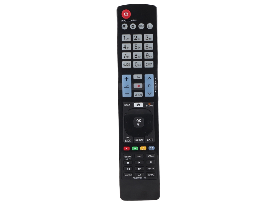 Controle Remoto Mali para TV LG com Resposta Rápida e Alcance de 8m