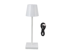 Lámpara De Mesa Led Inalámbrica Recargable Con Luz Blanca Brillante Regulable Mediante Tacto, Diseño Moderno.