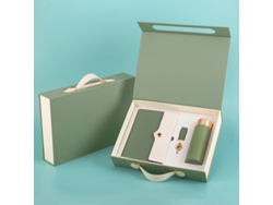 Termo De 450 Ml Con Llavero Y Agenda A5 (verde)