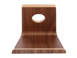 Soporte De Mesa Doble Para Tableta Y Teléfono Móvil De Madera Color Marrón Nuez