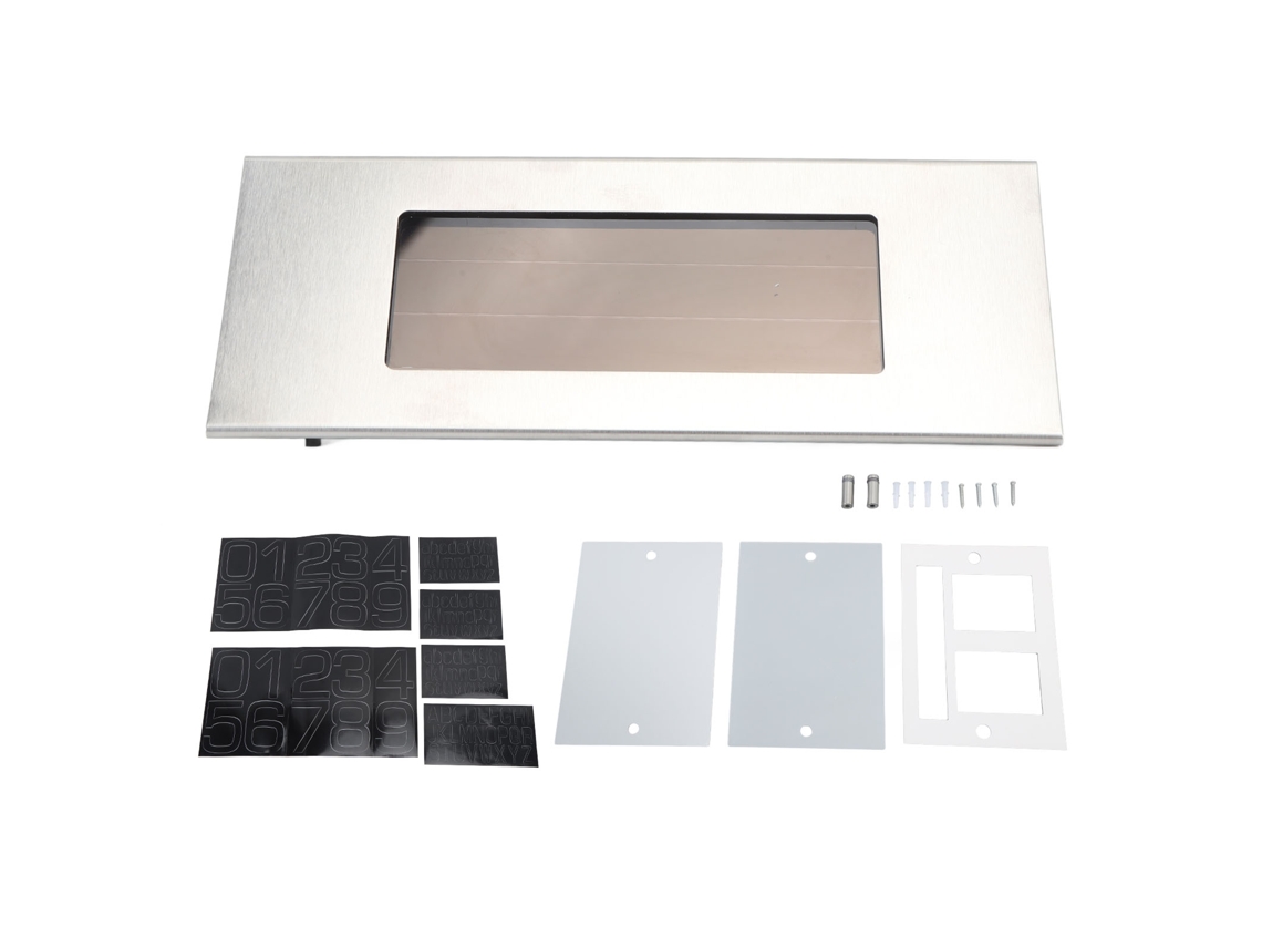 2026-cartel De Dirección Solar Con Números De Casa Led, Luz Blanca Uniforme, Antirreflejo Y Resistente Al Agua Para Hogar, Jardín Y Patio