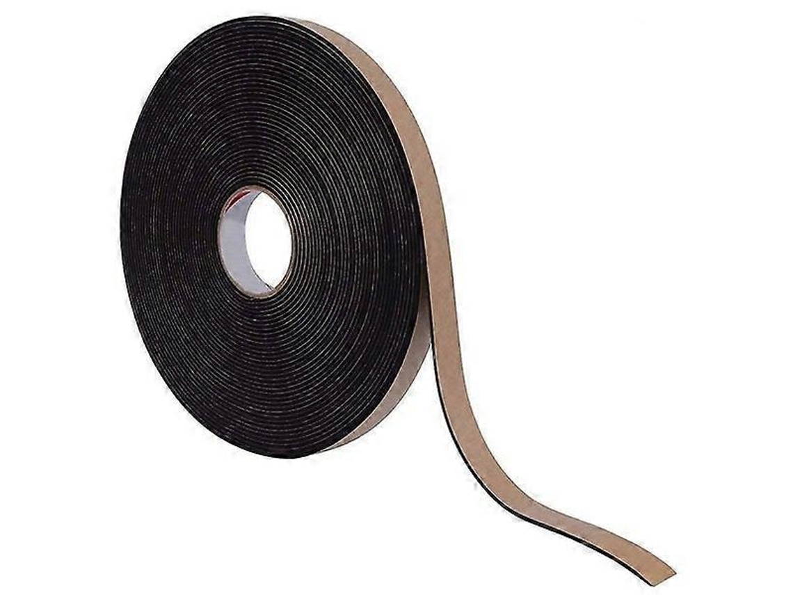 Cinta de espuma anticolisión Rosewell de 5" x 7,6 cm, esponja impermeable que absorbe los impactos, amarilla y negra, 3 piezas para diversas aplicaciones.