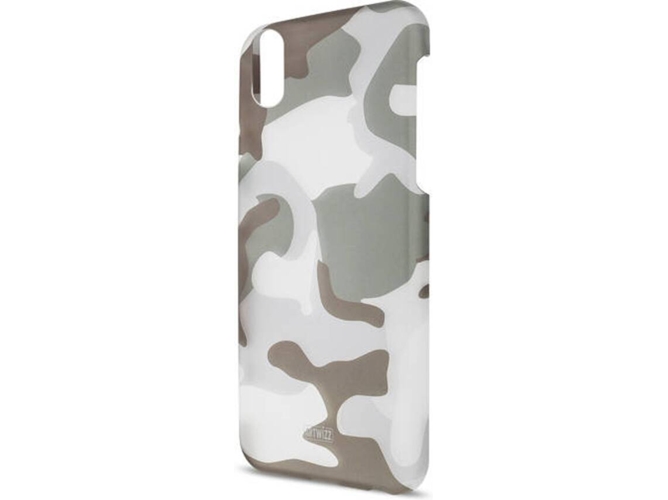 Funda iPhone X, XS ARTWIZZ Camouflage Gris