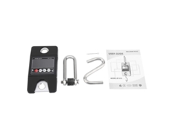 VVJIJILLY Balança eletrônica portátil 150kg/100g com gancho e display LCD digital