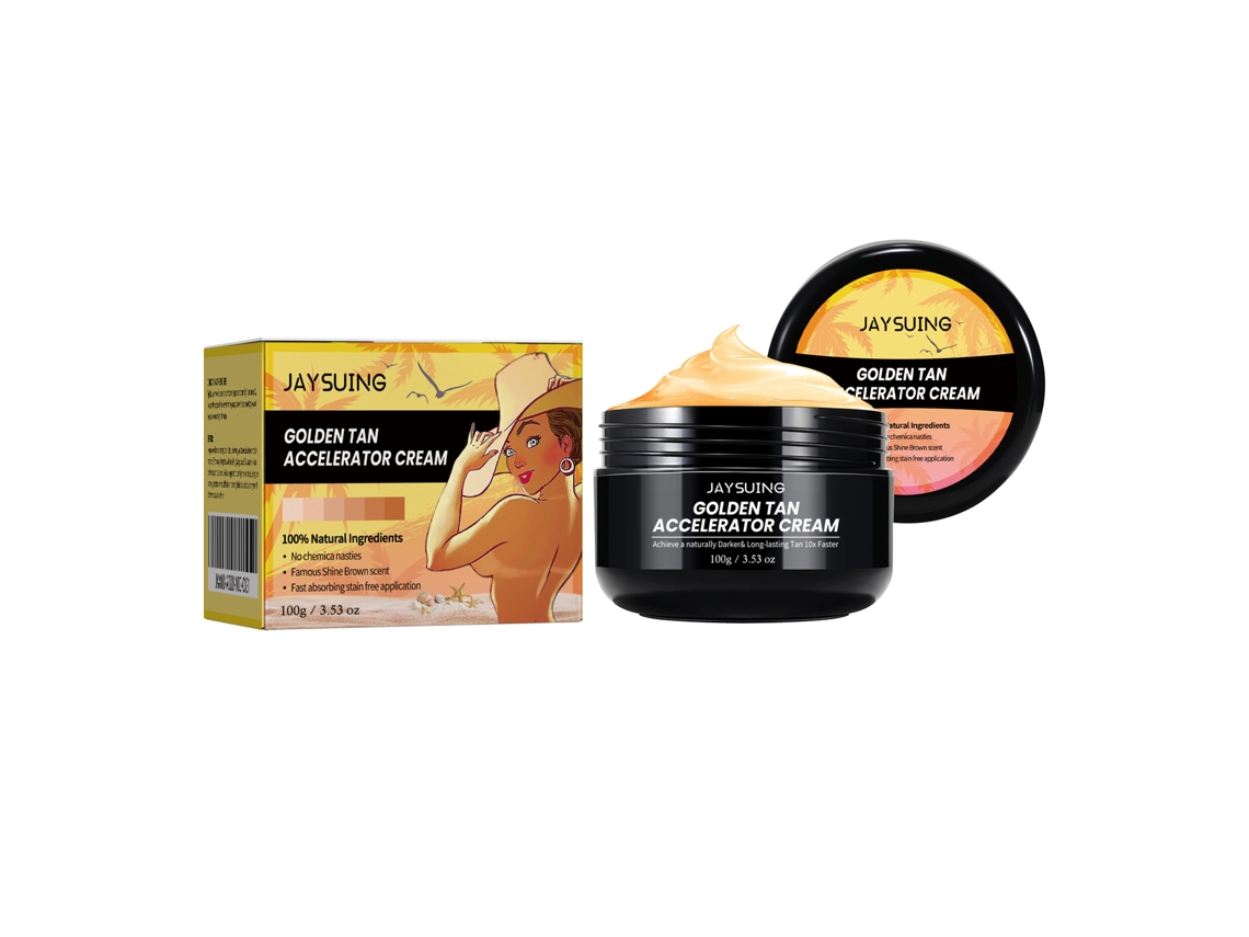 Crema bronceadora para una piel sana y radiante.