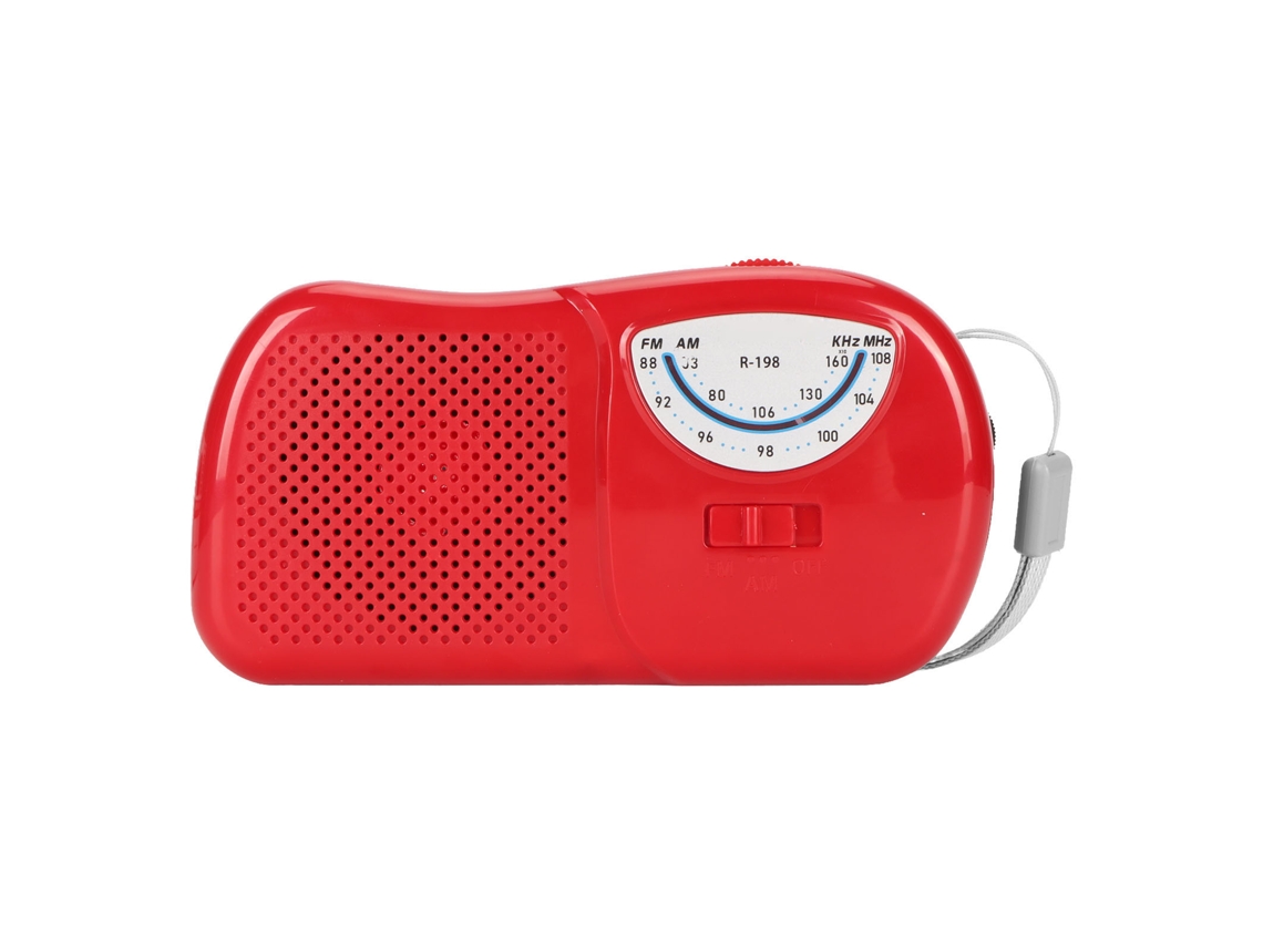 Radio AM FM (alta sensibilidad, altavoz integrado)
