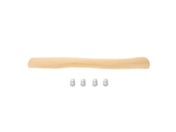 Mango De Madera De 38 Cm Con Empuñadura Ergonómica Corta Para Jardinería, Senderismo, Caza Y Trabajo.