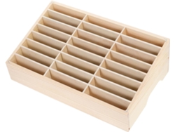 Caja organizadora de madera SFUSHOS para teléfono móvil
