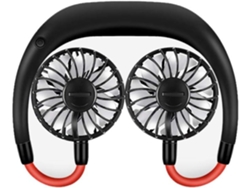 Mini Ventilador Portátil Colgante Para El Cuello Plegable Exteriores Con Puerto De Carga Usb Mini