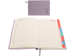 Planificador diario compacto morado 2026, calendario de 365 días, planificador de vida y bloc de notas para organización personal, Gokoco