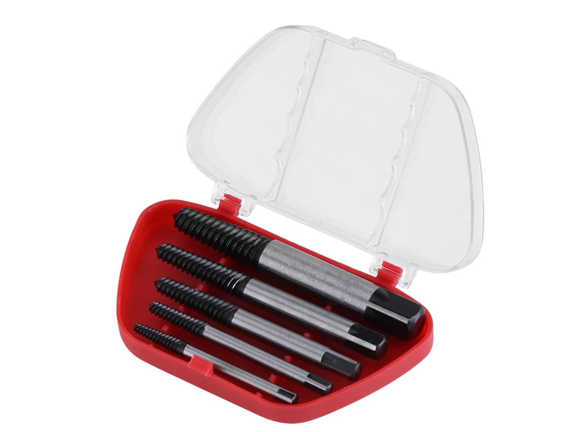 Juego De 5 Extractores De Tornillos Rotos Para Quitar Tornillos Dañados.
