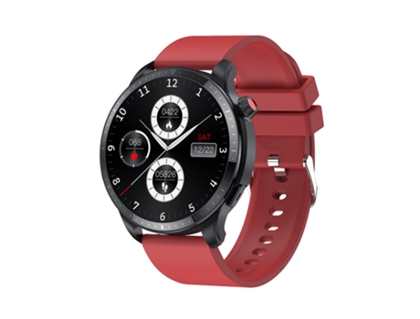 Reloj inteligente, 123 modos deportivos, tiempo de espera de 30 días, apto para iPhone y Android, Rojo VEANXIN