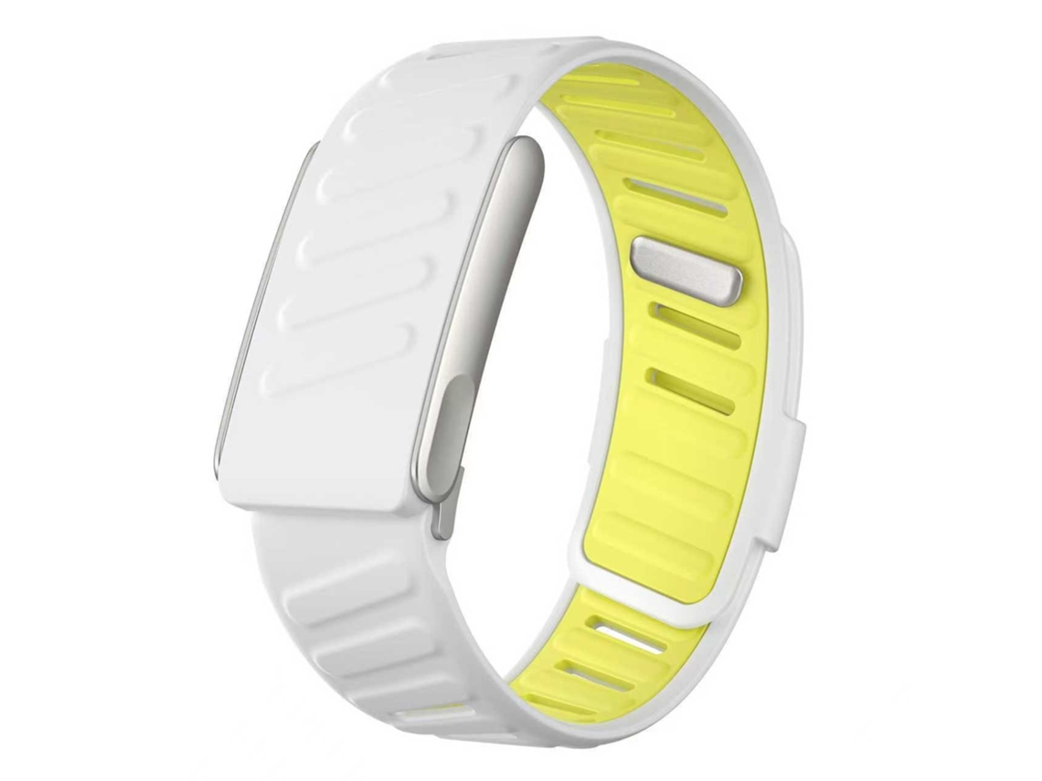 Pulsera Ajustable De Silicona Para Whoop 5.0 (amarillo Y Blanco) Czhhmart