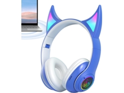 Auriculares Intrauditivos Para Gamers, Auriculares Supraaurales Para Juegos – Calidad De Sonido Devil Cat Ear