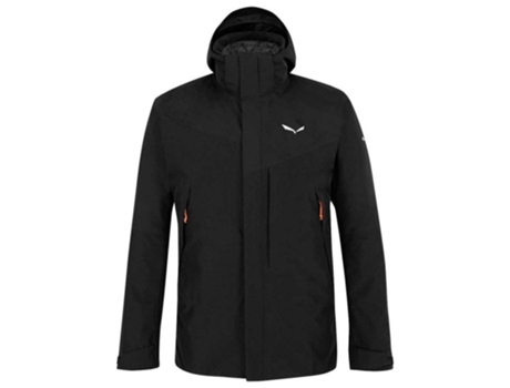 Abrigo para Hombre SALEWA Stelvio Conversível Goretex Negro para Montaña (S)