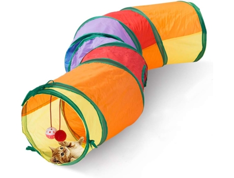 Juguetes Para Gatos Túnel Para Gatos Bola Interactiva Juguetes Para Gatitos ELKUAIE